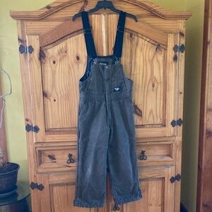 Kids Walls Blizzard brown snow pants bibs size L (12/14)